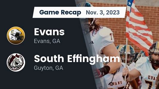 Evans has no trouble against South Effingham