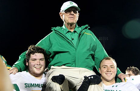 Summerville head coach John McKissick celebrated his 600th victory last season. He is the winningest active high school football coach heading into the 2013 season.