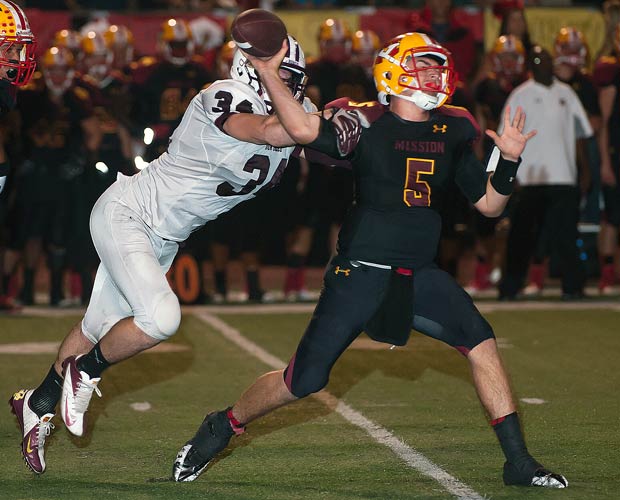 Quarterback Ian Fieber and the Mission Viejo Diablos emerged victorious in an overtime thriller Saturday against Don Bosco Prep.