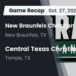 Football Game Recap: New Braunfels Christian Academy Wildcats vs. Central Texas Christian Lions