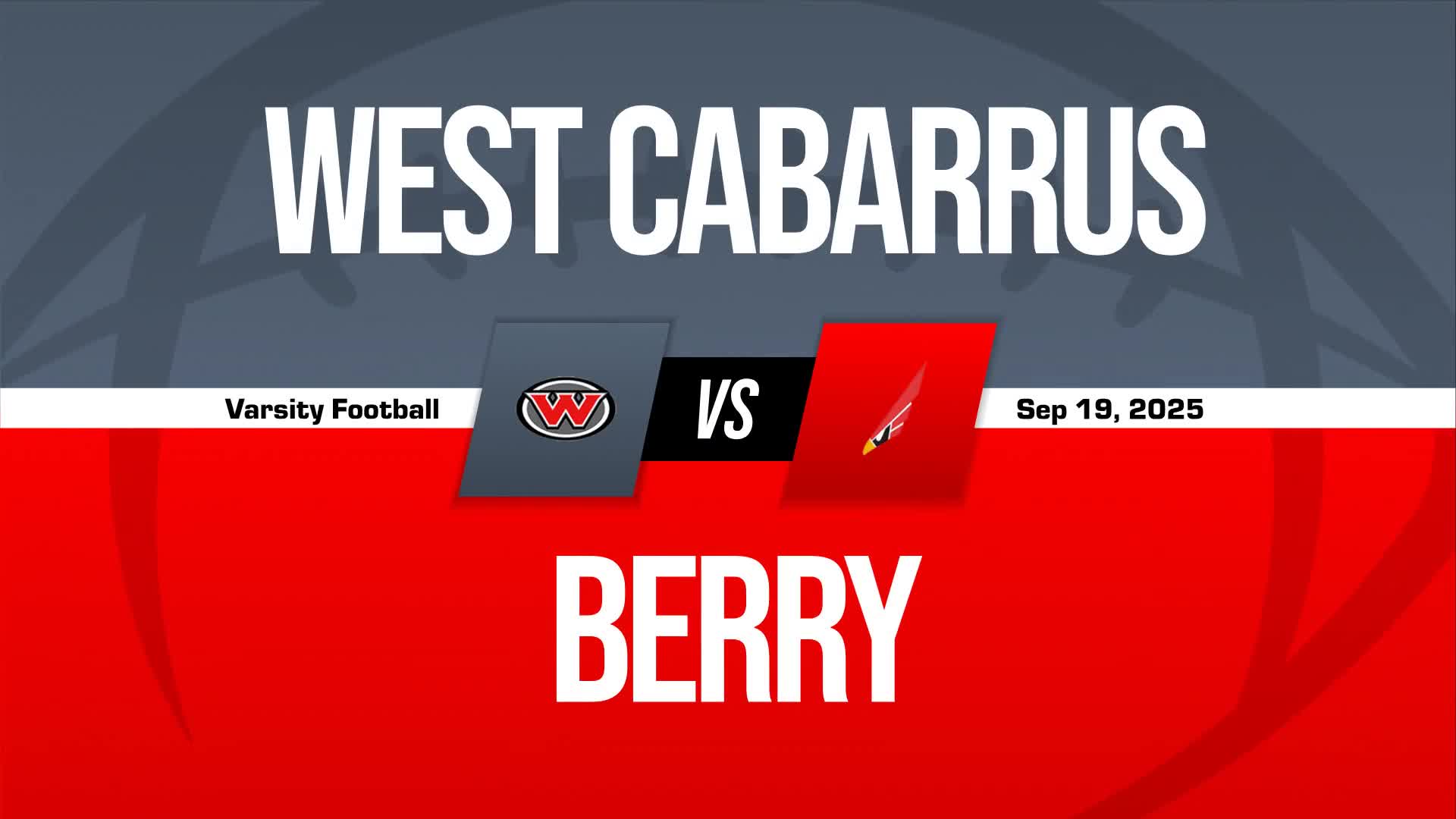 Football Game Preview: West Cabarrus Wolverines vs. Harding Univ