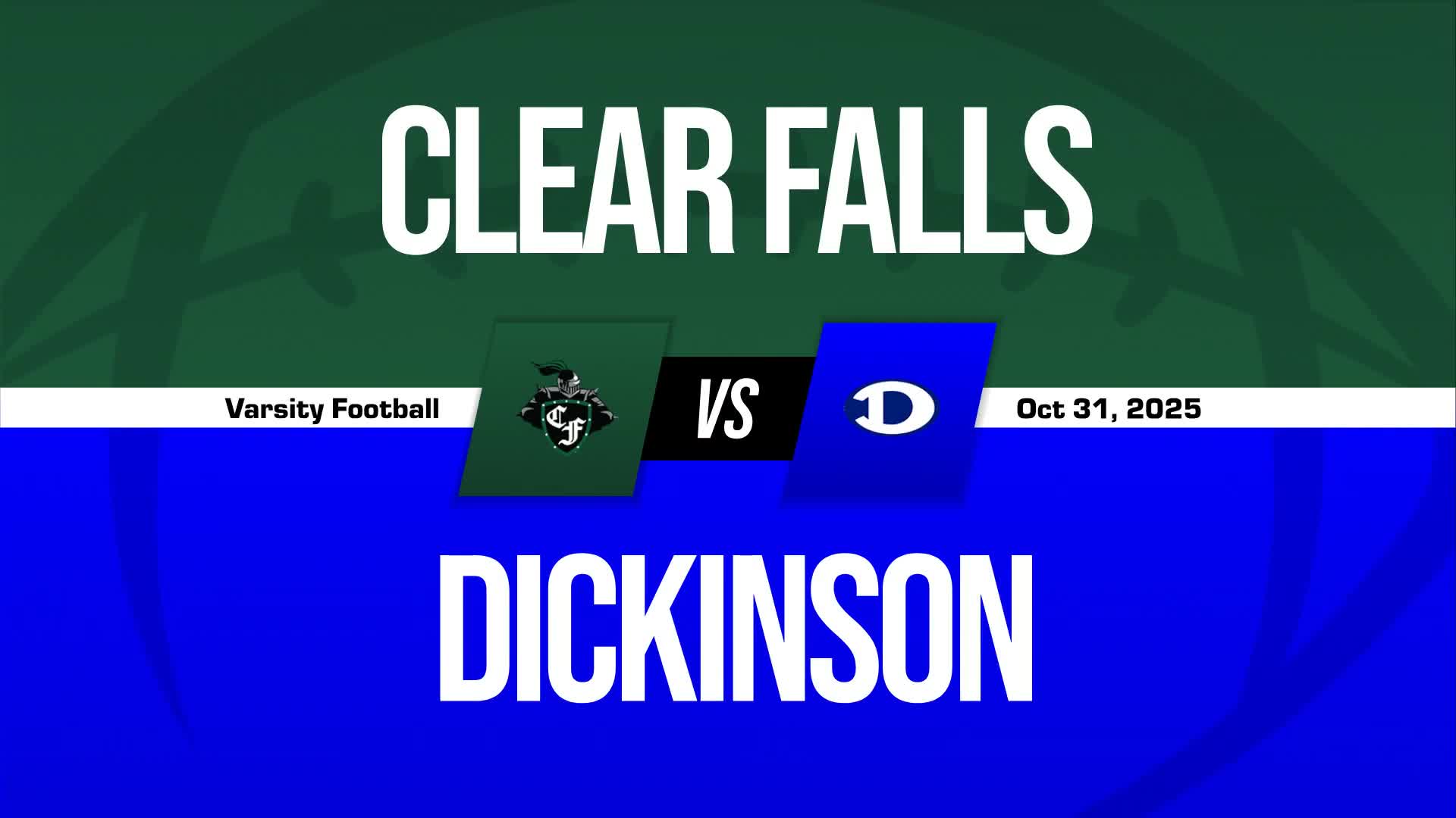 Football Game Preview: Dickinson Gators vs. Deer Park Deer