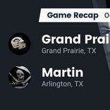 Martin beats Grand Prairie for their fifth straight win