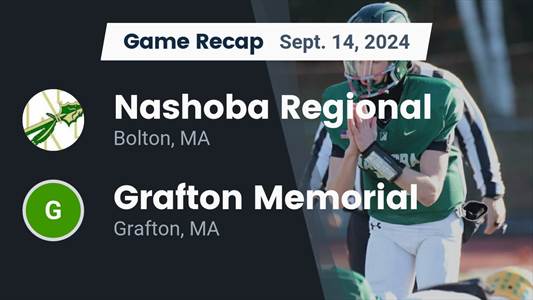 Football Recap: Grafton Piles Up the Points Against Algonquin Re