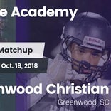 Football Game Recap: Greenwood Christian vs. Lee Academy