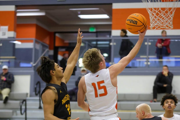 Utah fans and coaches hope the shot-clock inclusion will lead to more end-to-end action like this recent game between Wasatch and Skyridge.