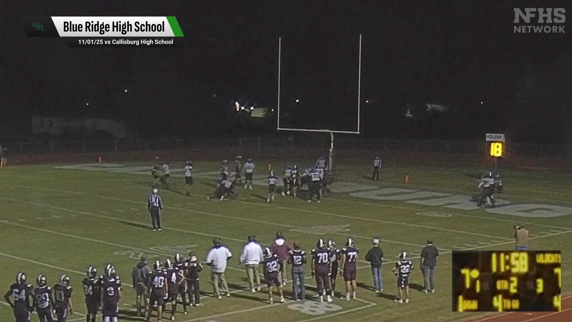 Football Recap: Blue Ridge's  Win  on Friday Extends Winning Streak to Four + How To Watch
