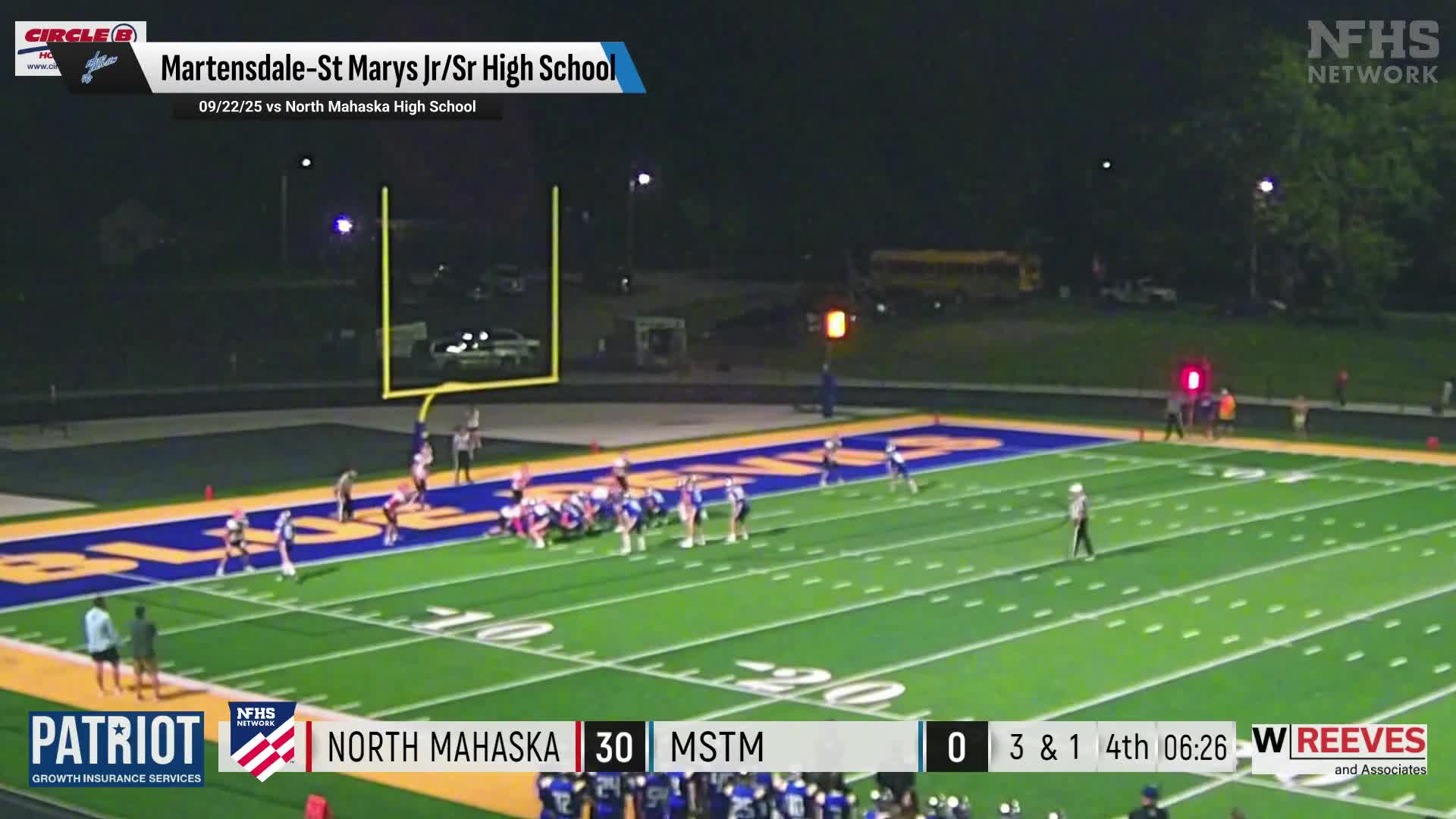 Football Recap: Martensdale-St. Mary's Takes a Loss + How To Watch