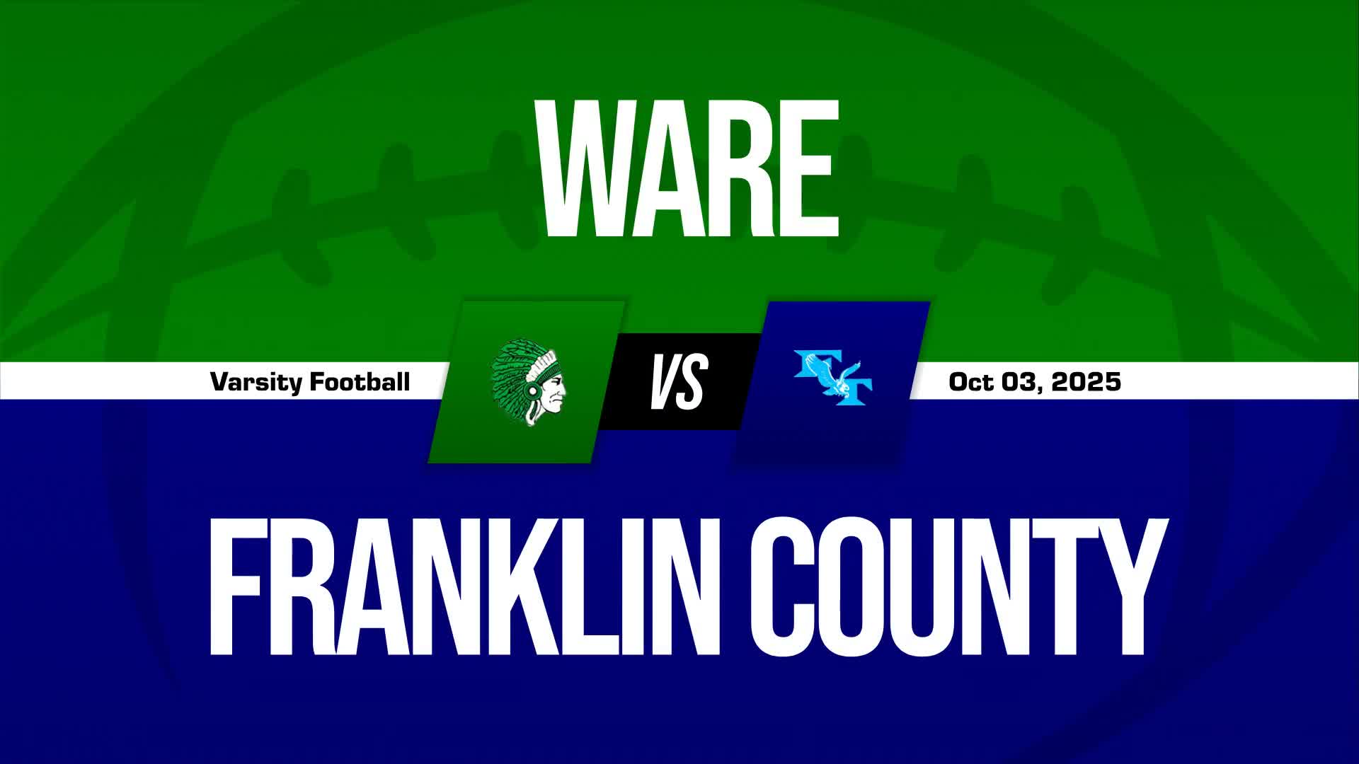 Football Game Preview: Ware Indians vs. Greenfield Green Wave