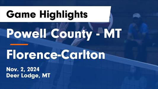 Volleyball Game Preview: Florence-Carlton Falcons vs. Huntley Pr