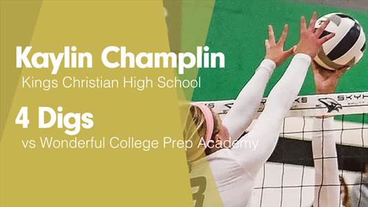 Kaylin Champlin Game Report