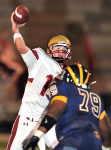 Oaks Christian junior quarterback
Lucas Falk played well in spots. 