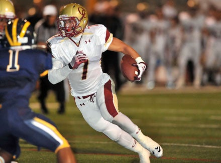 Carlos Mendoza rushed for more than 100 yards and had 12 tackles for Oaks Christian.