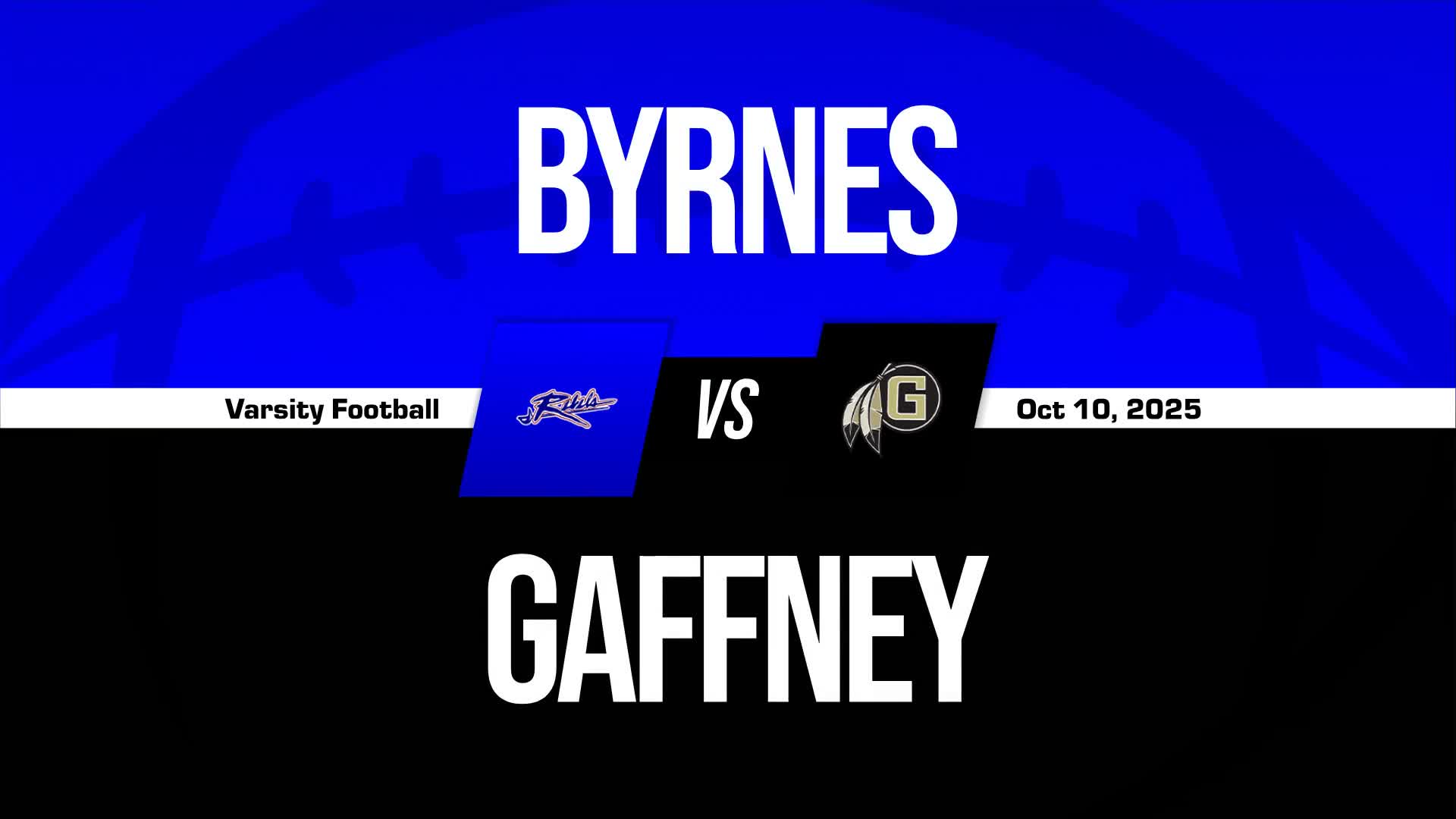 Football Recap: James F. Byrnes Piles Up the Points Against Spartanburg
