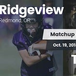 Football Game Recap: Ridgeview vs. Thurston