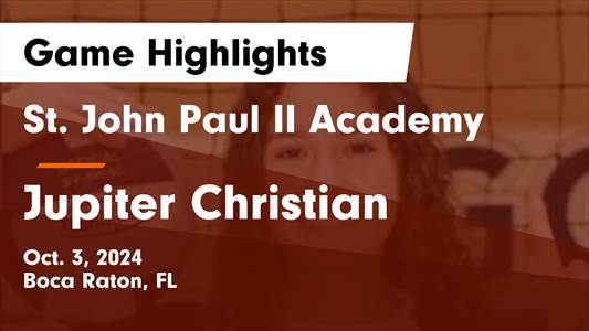 Volleyball Recap: St. John Paul II Academy Snaps Five-Game Strea