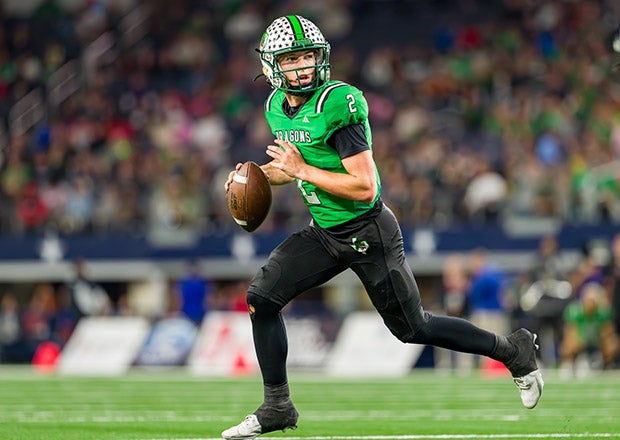 Quarterback Angelo Renda has helped Southlake Carroll go 29-1 over the past two seasons. He threw a pair of touchdown passes in Saturday's blowout win over Guyer. (FILE PHOTO: Alex Garza)