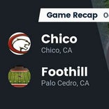 Football Game Recap: Foothill Cougars vs. Chico Panthers