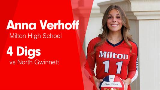 Anna Verhoff Game Report: vs Chamblee