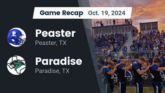 Football Recap: Peaster's Loss Ends Five-Game Winning Streak at Home
