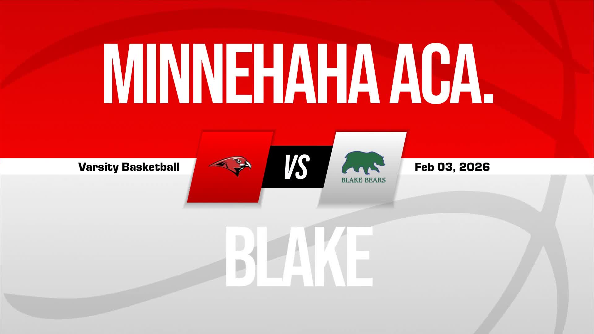 Basketball Game Recap: Blake Bears vs. Minnehaha Academy Red Haw