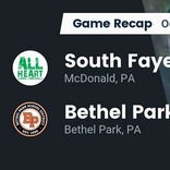 Football Game Recap: South Fayette Lions vs. Bethel Park Black Hawks