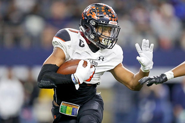 Incoming Alabama running back Jase McClellan helped Aledo (Texas) lead high school football in scoring in 2016 and 2019.