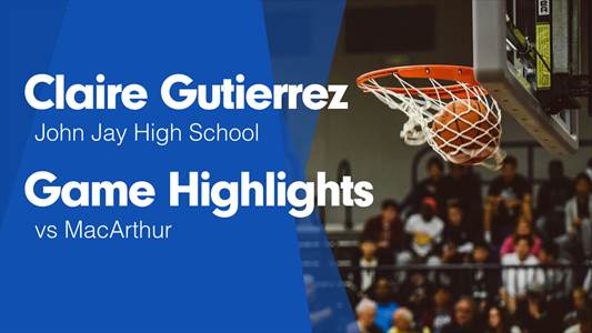 Claire Gutierrez Game Report: @ Winn