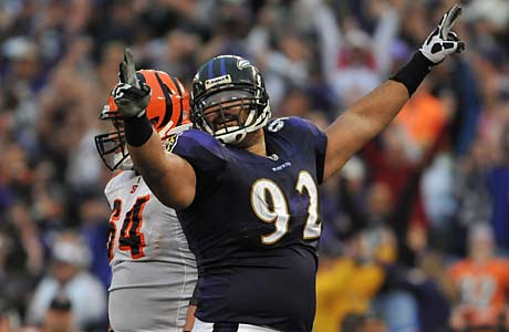 Haloti Ngata of the Baltimore Ravens went to Highland High (Salt Lake City).