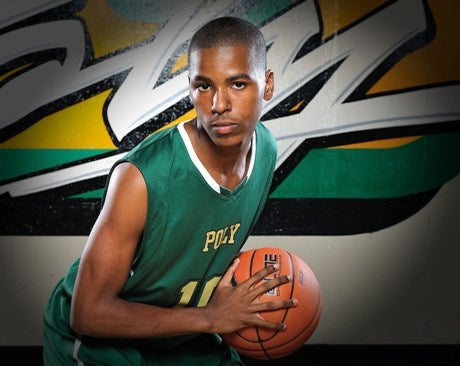 Ke'jhan Feagin was the hero for Long Bech Poly on the second day of the City of Palms Classic.