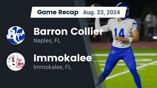 Football Game Preview: Barron Collier Hits the Road