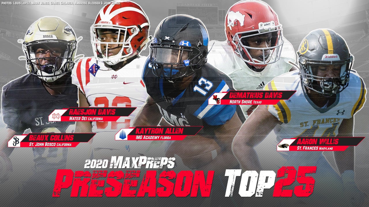 MaxPreps 2020 Preseason High School Football Top 25 Rankings