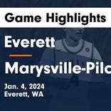 Dynamic duo of  Noah Parker and  Isaiah White lead Everett to victory