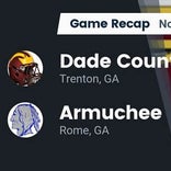 Football Game Recap: Armuchee Indians vs. Dade County Wolverines