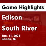 Basketball Game Recap: Edison Eagles vs. South River Rams