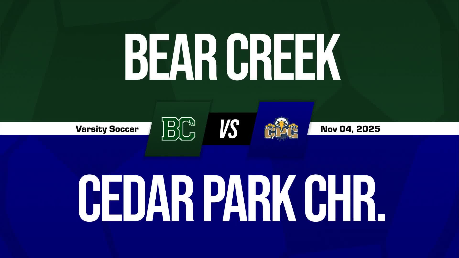 Soccer Game Preview: Cedar Park Christian vs. Bellevue Christian