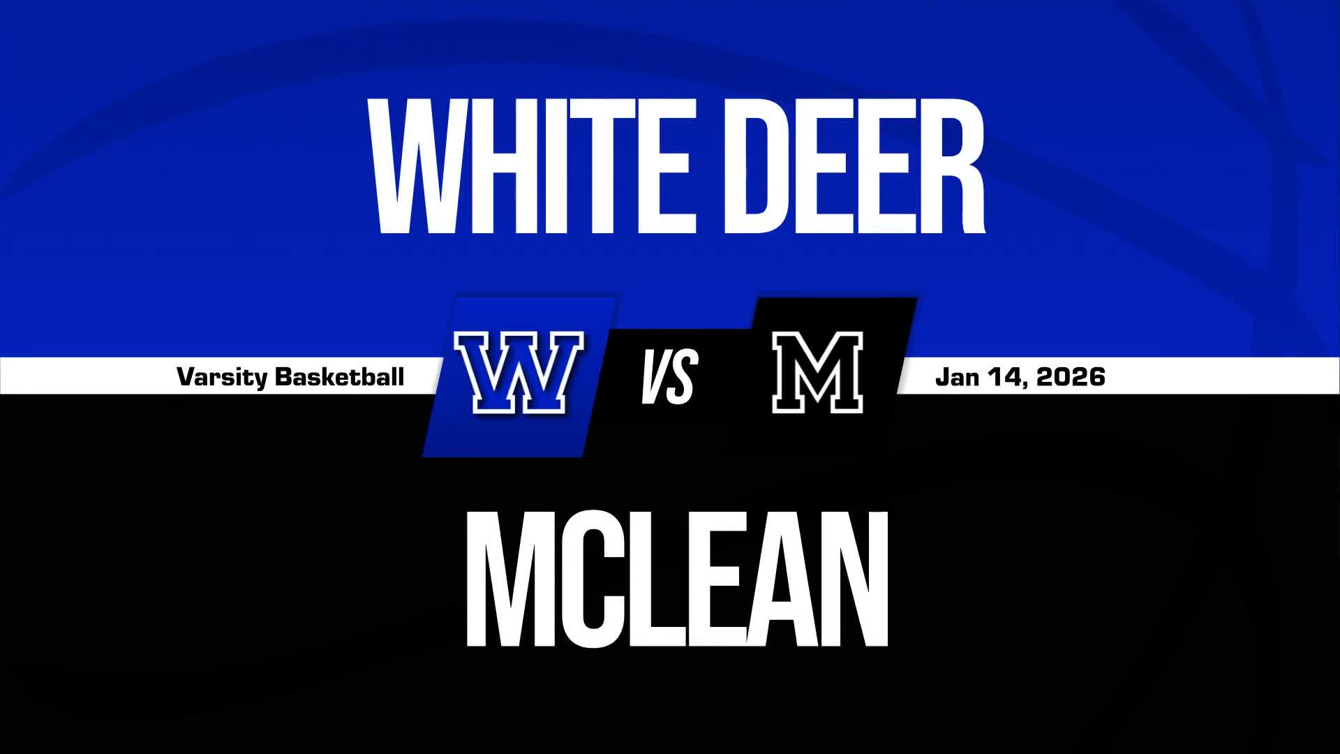 Basketball Game Preview: White Deer Bucks vs. Claude Mustangs