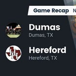 Football Game Recap: Dumas Demons vs. Hereford Whitefaces