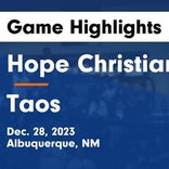Hope Christian vs. Taos