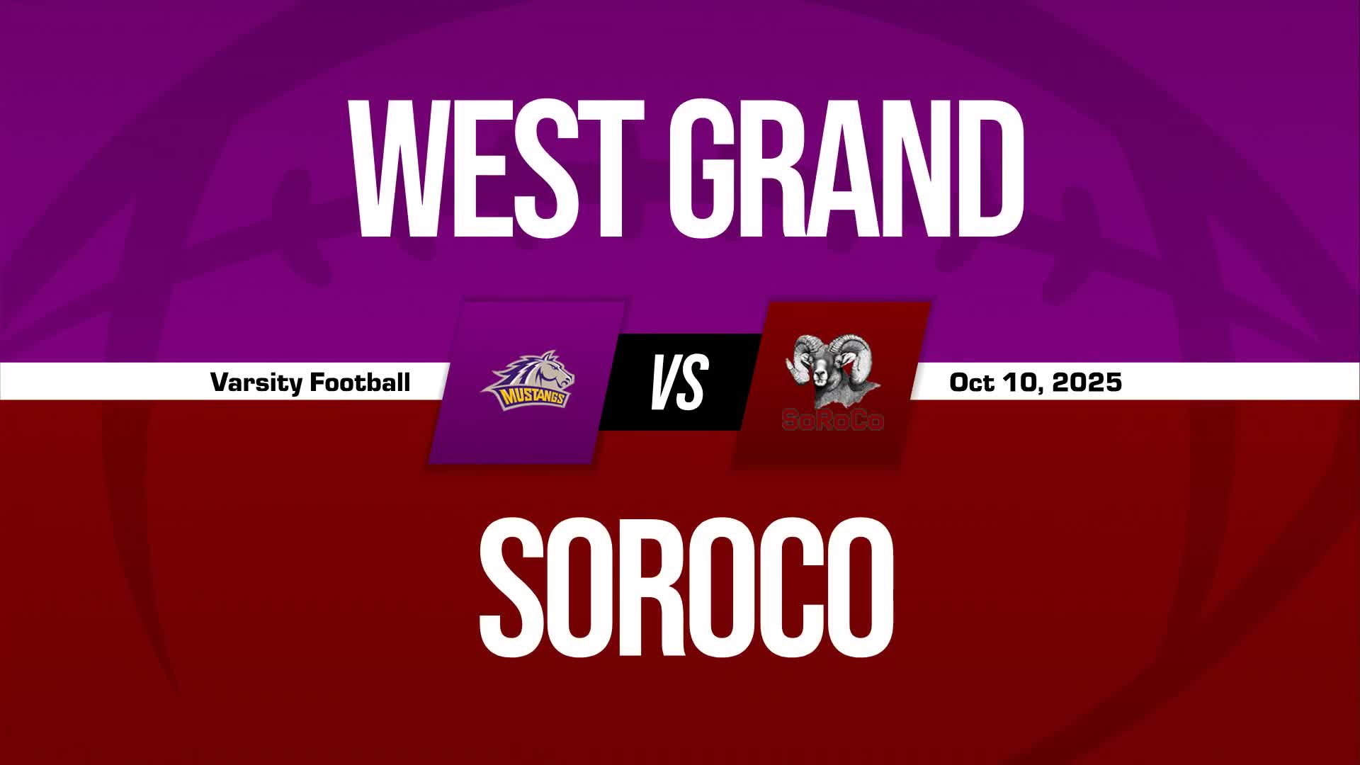 Football Game Preview: West Grand Mustangs vs. Hayden Tigers + How To Watch