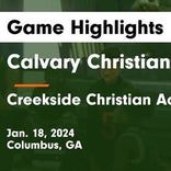 Creekside Christian Academy piles up the points against Calvary Christian