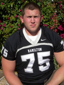 Hamilton High's Christian Westerman.