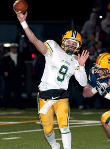 St. Edward quarterback Ryan Fallon
made all the big plays at the end.