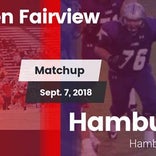 Football Game Recap: Hamburg vs. Camden Fairview