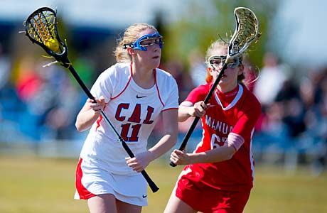 Caroline Anderson was named to the Kentucky All-State lacrosse team after playing on varsity as an eighth-grader.