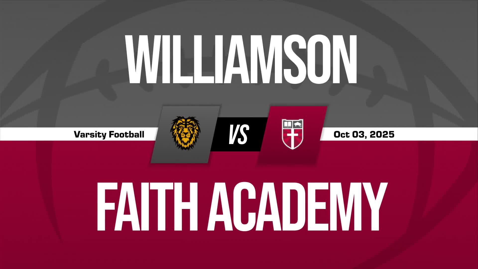 Football Game Preview: Williamson Lions vs. UMS-Wright Prep Bulldogs + Official Tickets