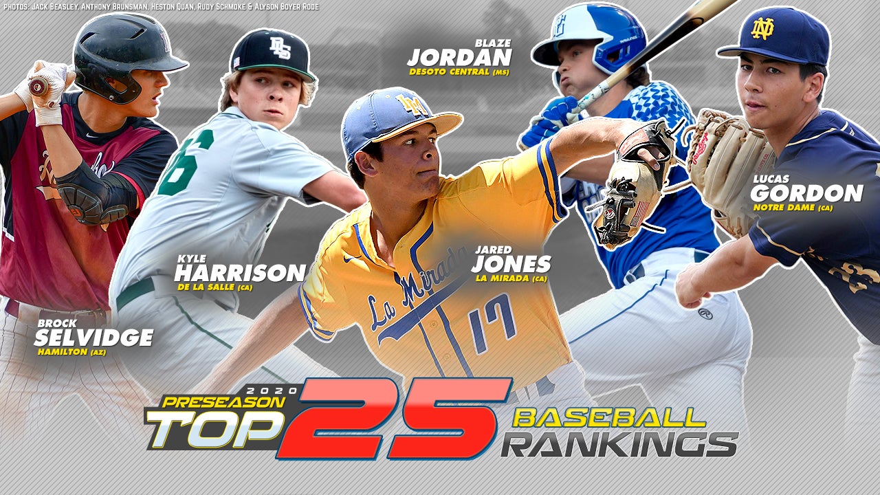 MaxPreps preseason Top 25 high school baseball rankings