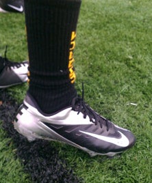 Just one pair of more than 50
Nike shipped out to the East
St. John squad.