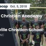 Football Game Preview: Fayetteville Christian vs. Northside Christian Academy