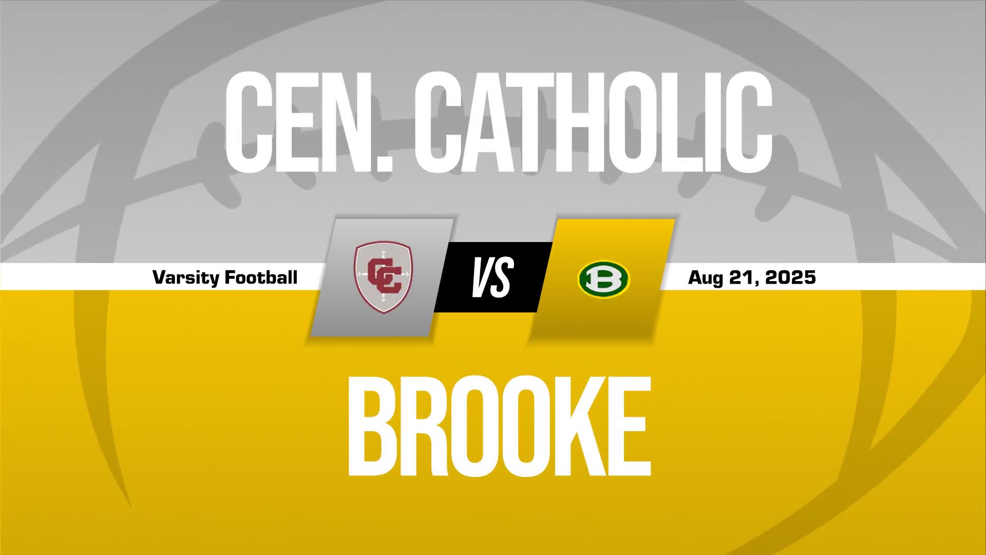 Football Recap: Brooke Takes a Loss